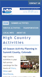 Mobile Screenshot of highcountryactivities.com